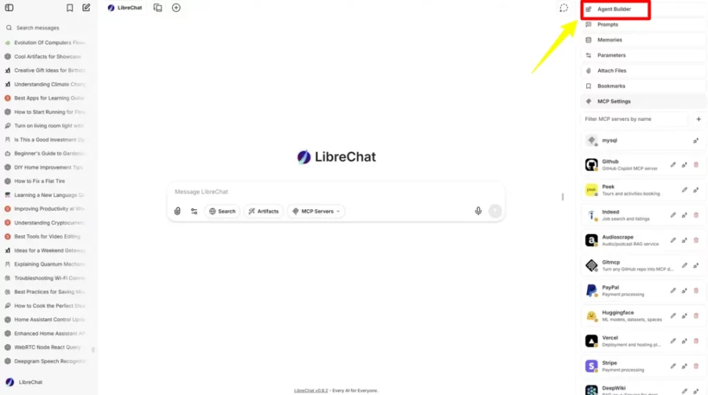 AI Agent Builder LibreChat