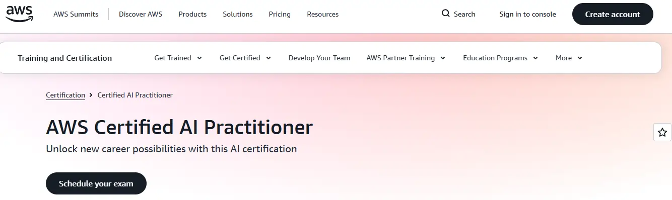 AWS Certified AI Practitioner