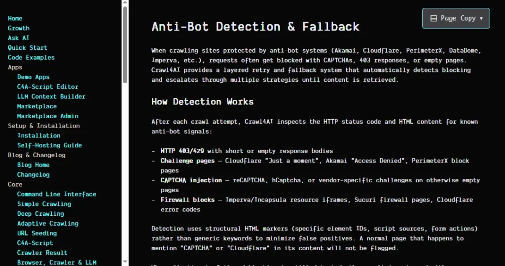 Anti Bot Detection Crawl4AI
