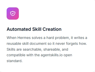 Autonomous Skill Creation Hermes Agent