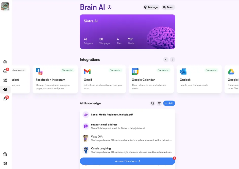 Brain AI - Sintra AI