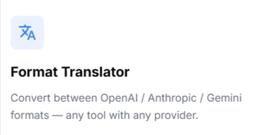 Format Translation Engine 9Router