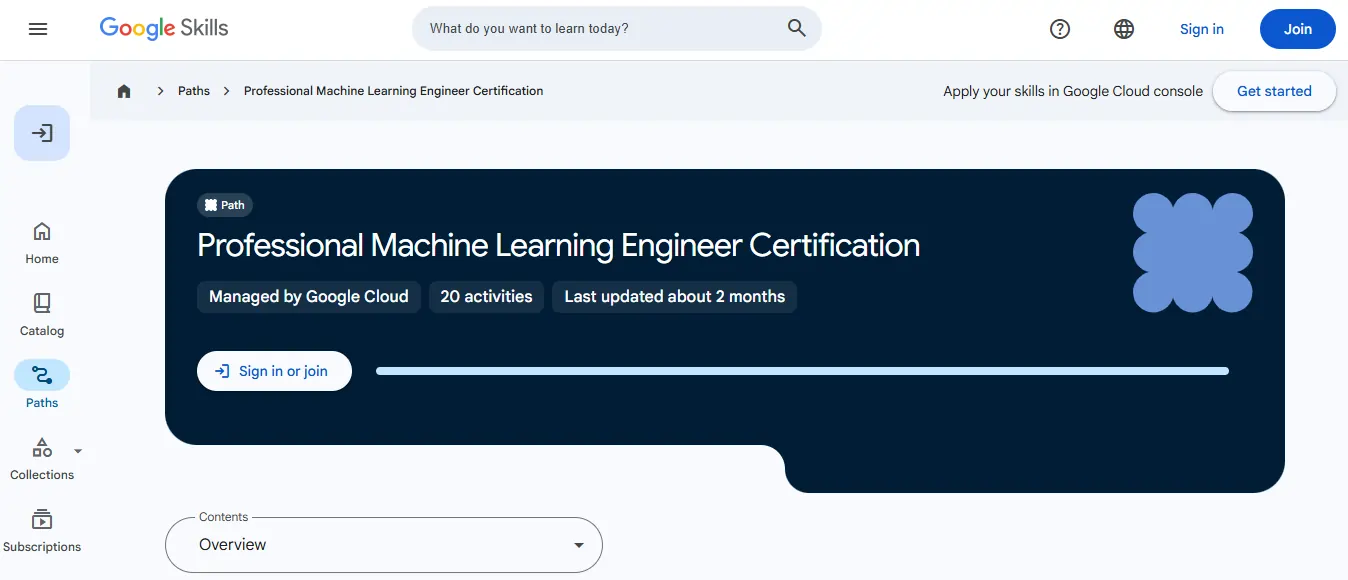 Google Professional ML Engineer