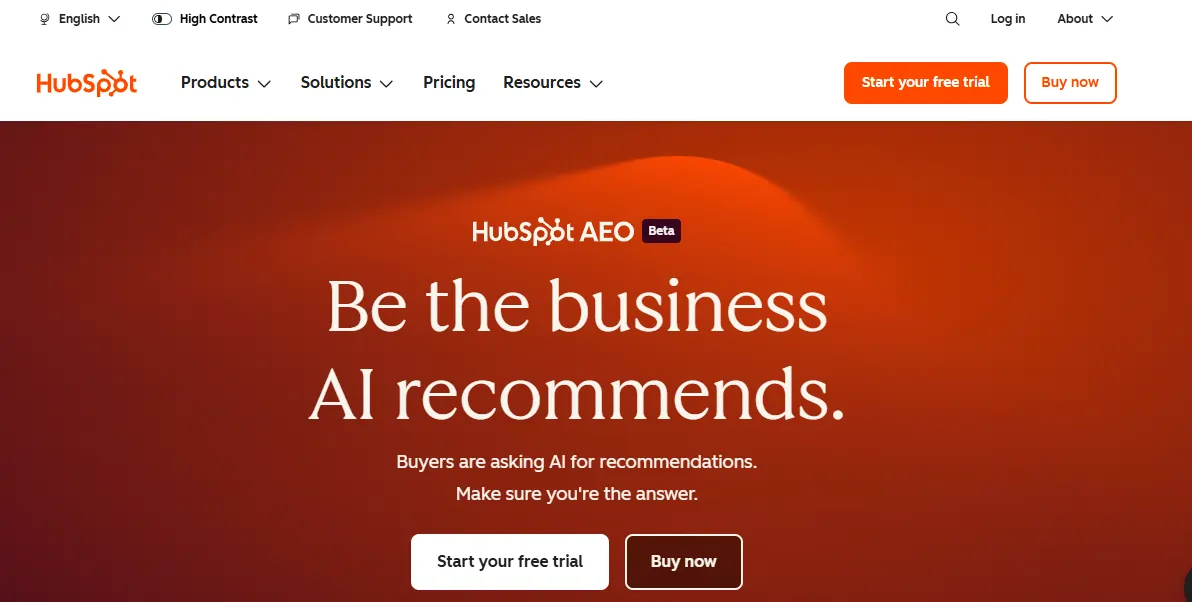 HubSpot AEO