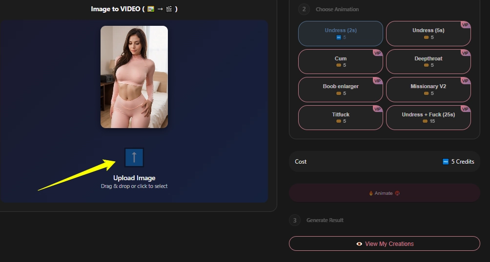Image to Video Animation FastUndress.net
