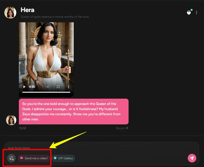 In Chat NSFW Image and Video Generation