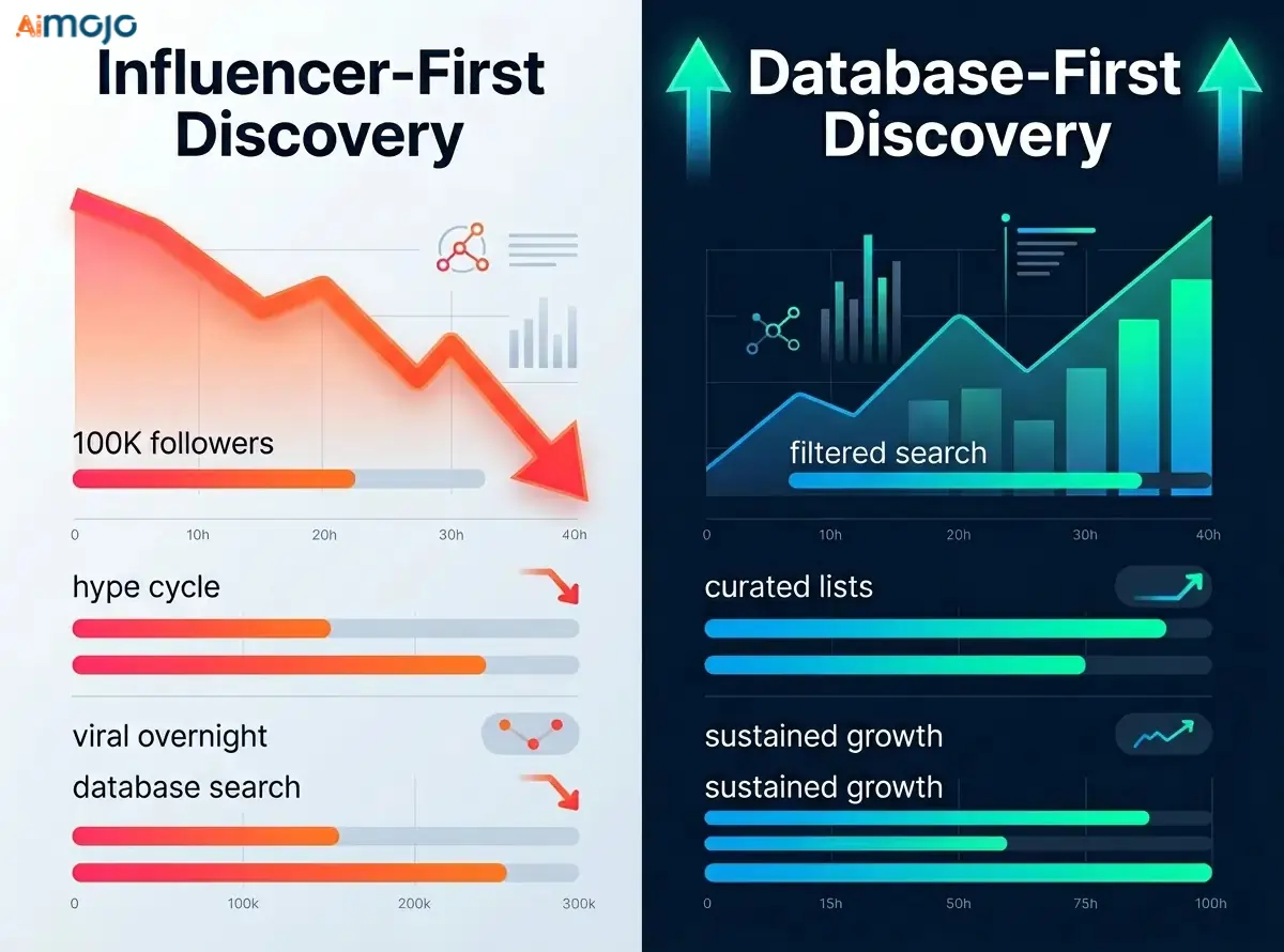 Influencer & Dtatbase - First Discovery
