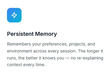 Persistent Memory Hermes Agent