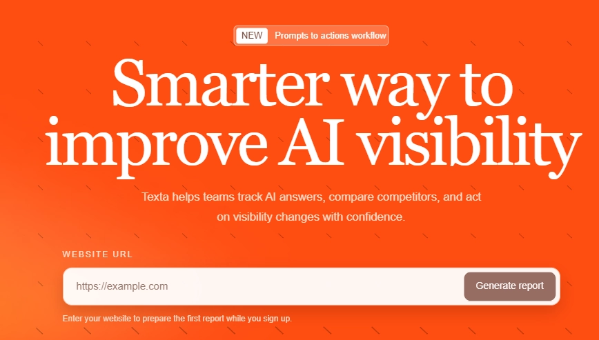 Texta AI Prompt Tracking