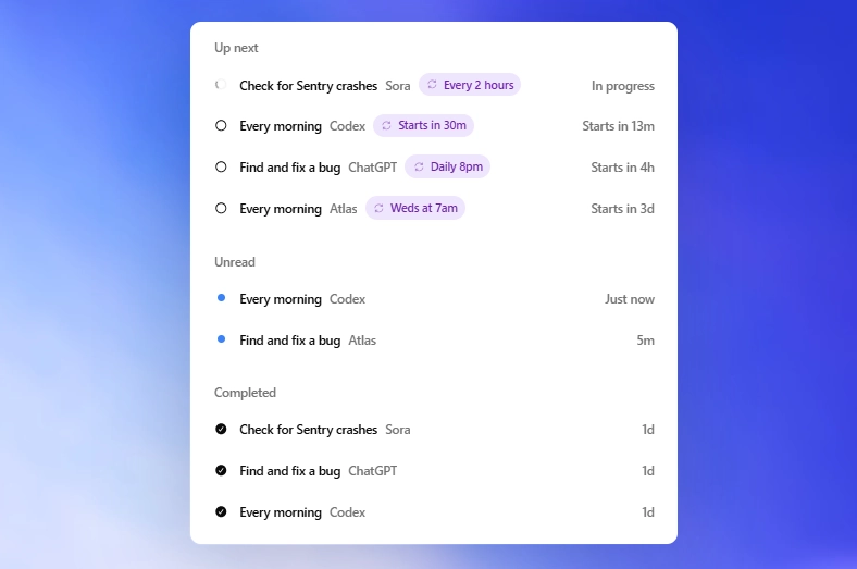 Background Computer OpenAI Codex