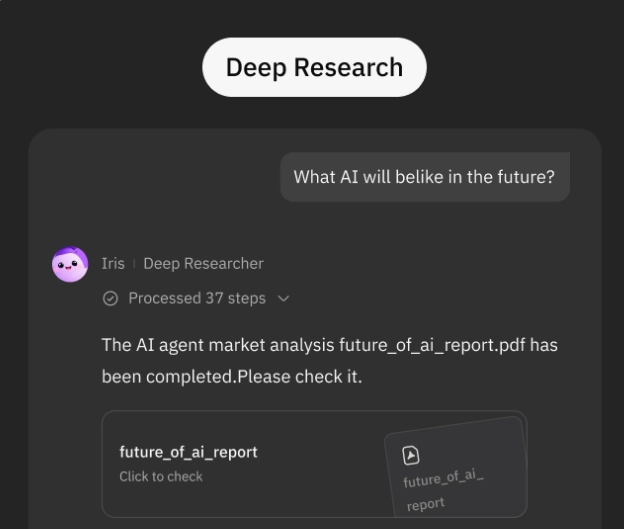 Deep Research Agent Atoms