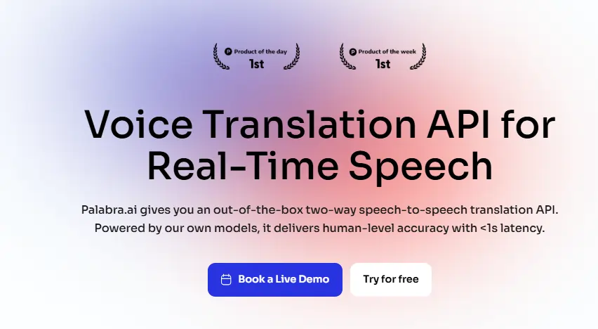 Full API translation Palabra.ai