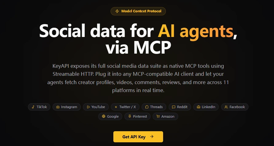 KeyAPI supports MCP integrations