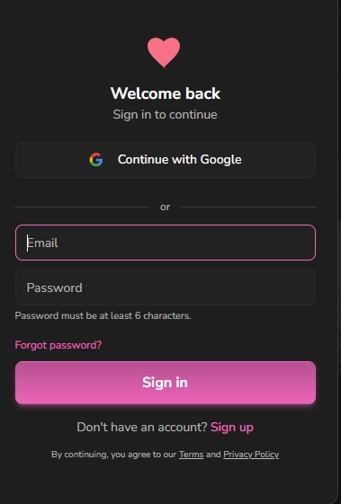 Sign Up On Dondi AI