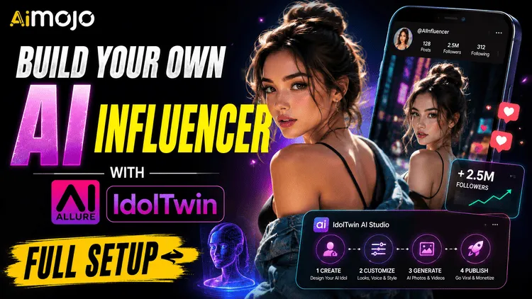 AI Influencer With aiAllure IdolTwin