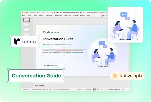 AI Presentation Generator Remio