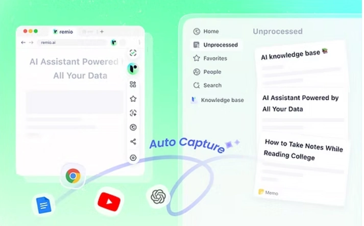 Automatic Web and File Capture Remio