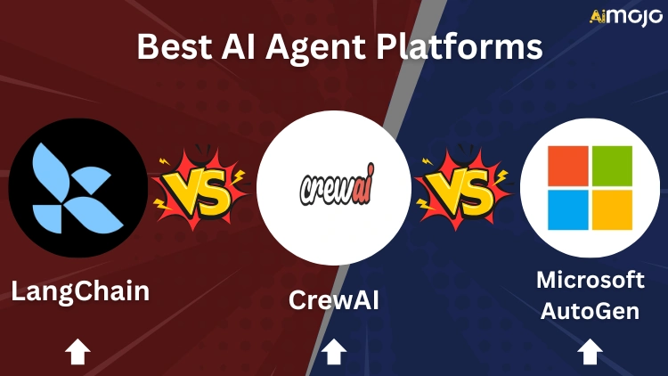 Best AI Agent Platforms - AutoGen vs CrewAI vs LangChain
