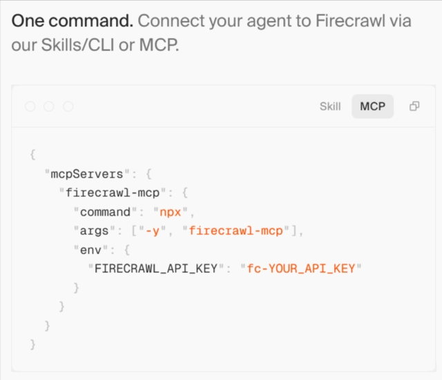 Connect Your Agent or AI Tool to Firecrawl via MCP