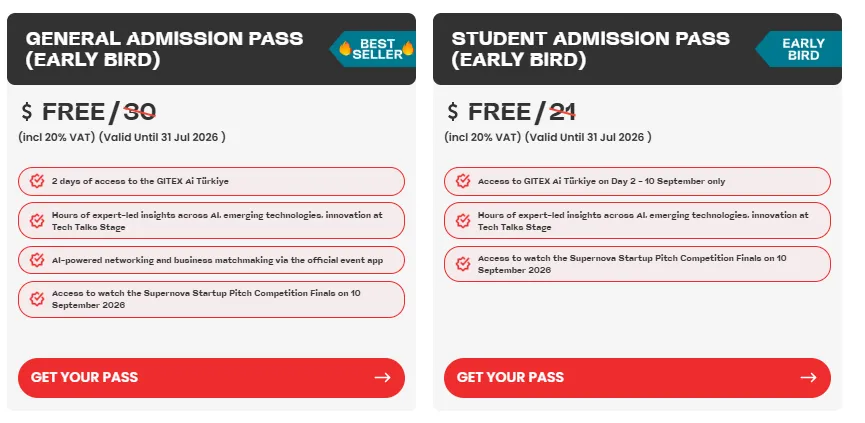 GITEX Ai Turkiye Istanbul Free Pass