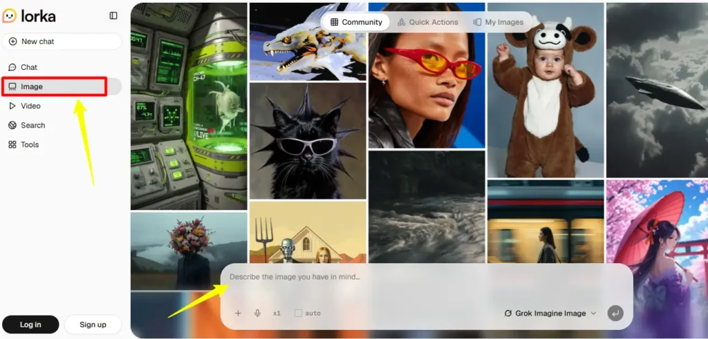 Image Generation Lorka AI