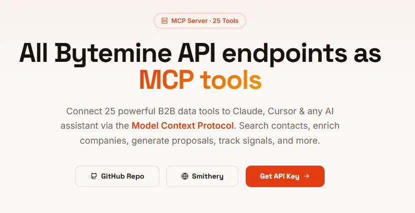 MCP Server Bytemine