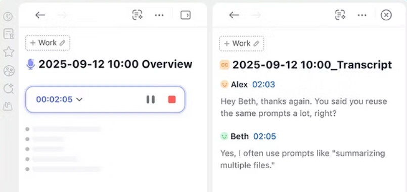 Meeting Recording and Transcription Remio