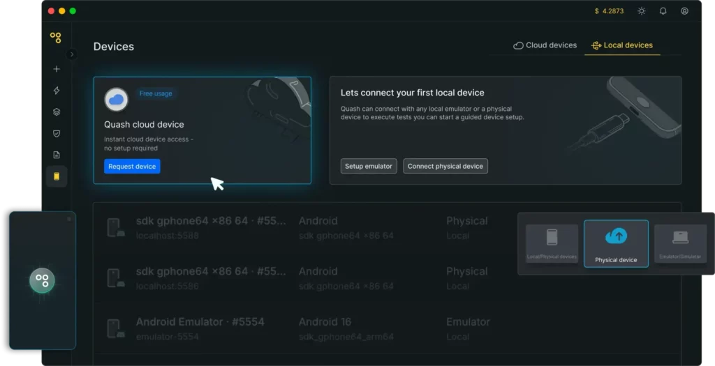 Multi Platform Device Coverage Quash