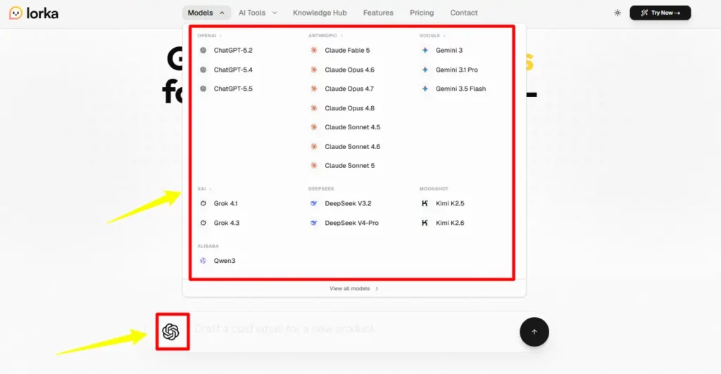 Persistent Model Switching Lorka AI