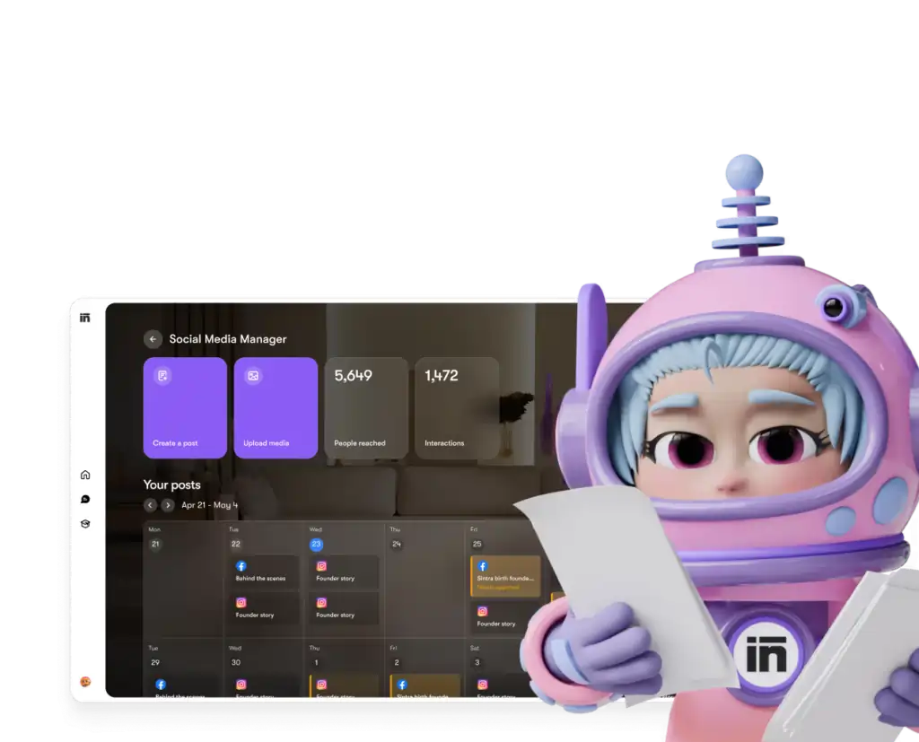 Sintra AI- Soshie (Social Media Manager)