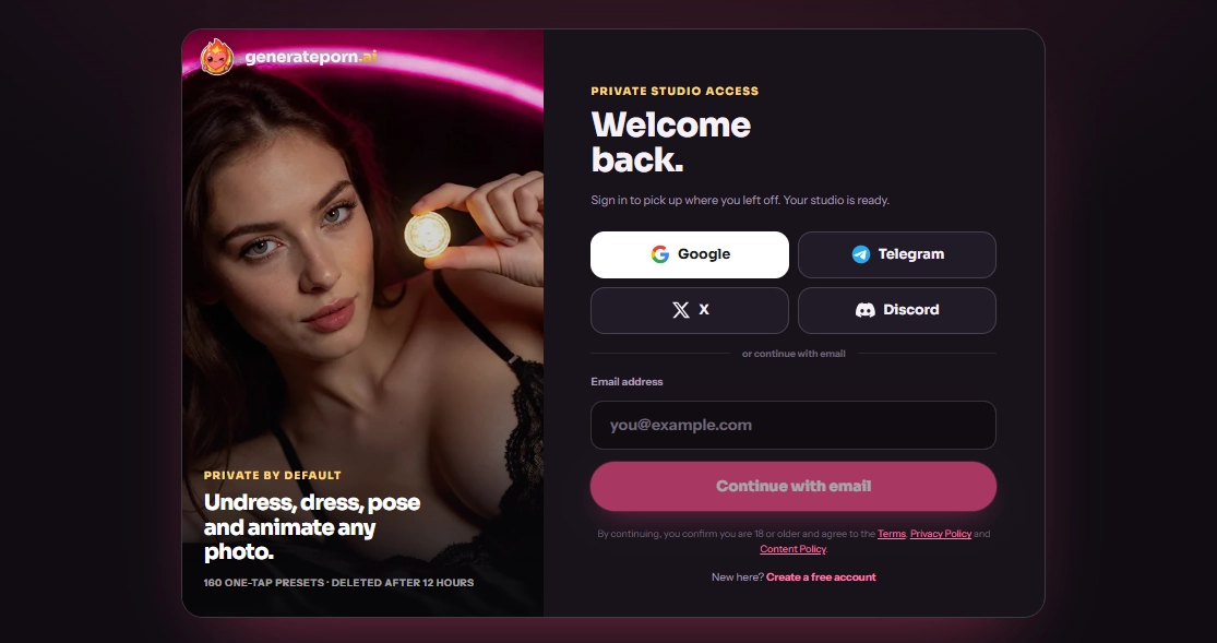 Hasilkan Pornografi.ai Pendaftaran gratis