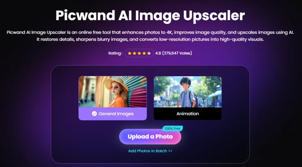 Image Upscaler Picwand