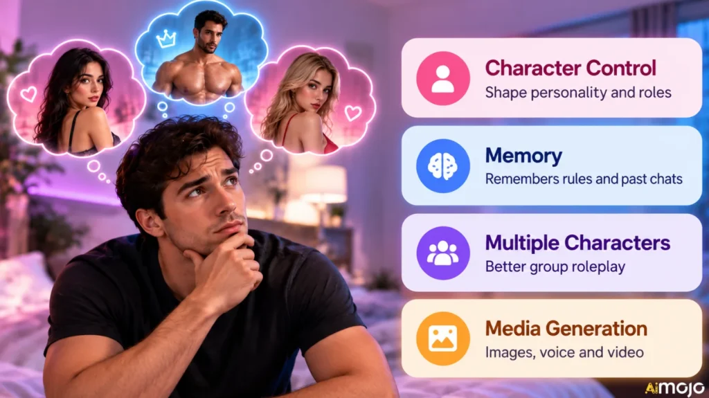 AI cuckold chatbot features checklist