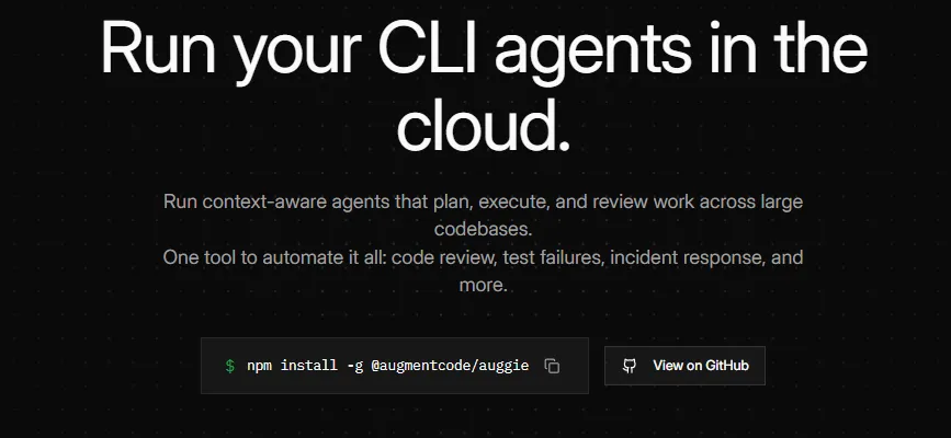 Agument code Auggie CLI