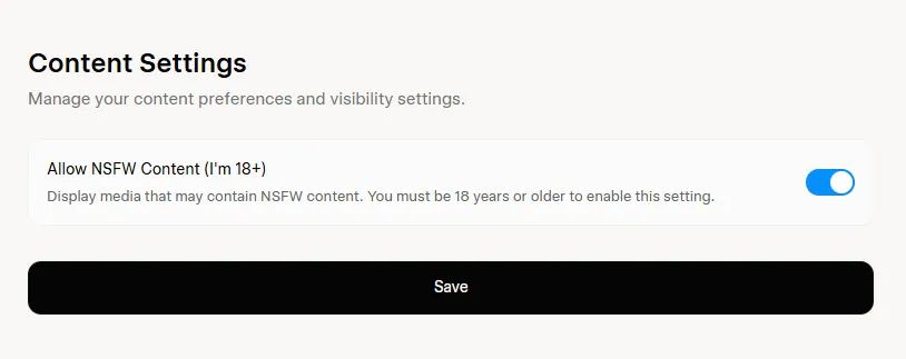Grok Sensitive Content & Age Verification