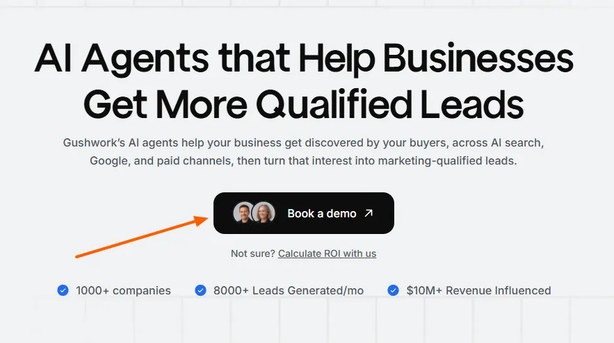 Book a demo of Gushwork