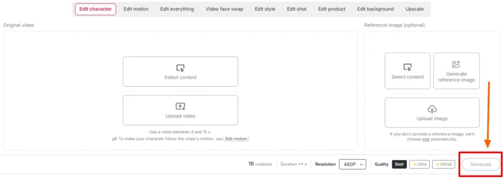 Click on Generate Button - APOB AI