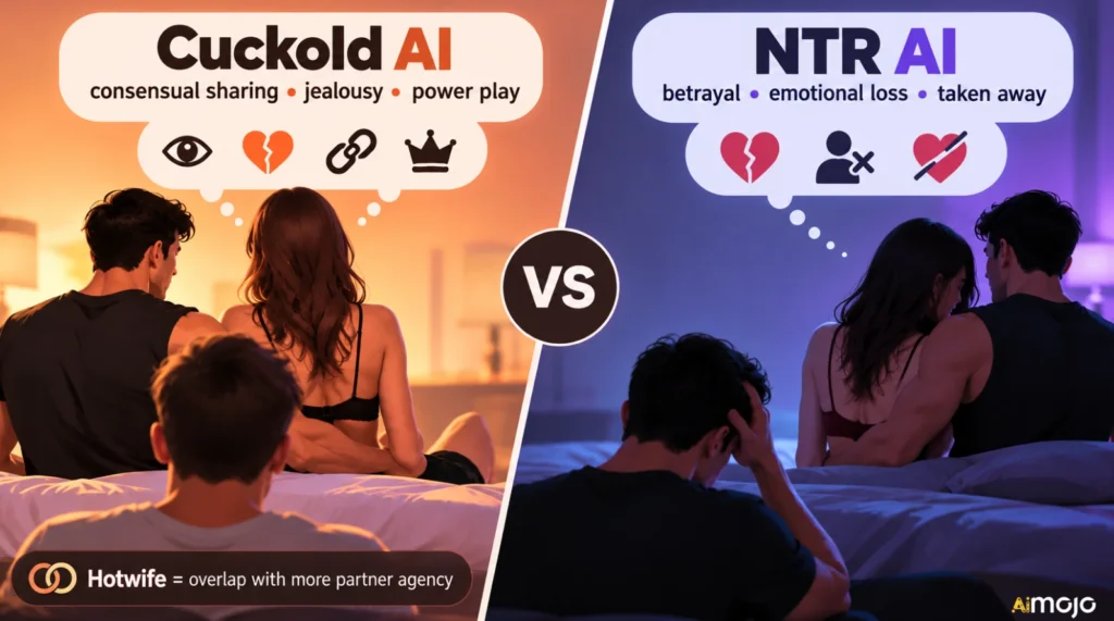 Cuckold AI vs NTR AI comparison