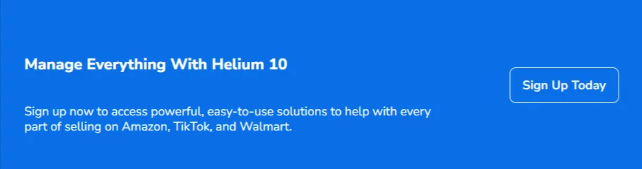 Helium 10 for Multi-Channel Brands