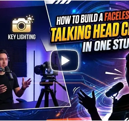 Sådan opbygger du en ansigtsløs YouTube Talking Head-kanal i ét studie