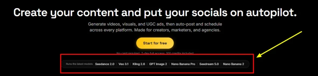 Influverse AI Multi Model AI Video Generation