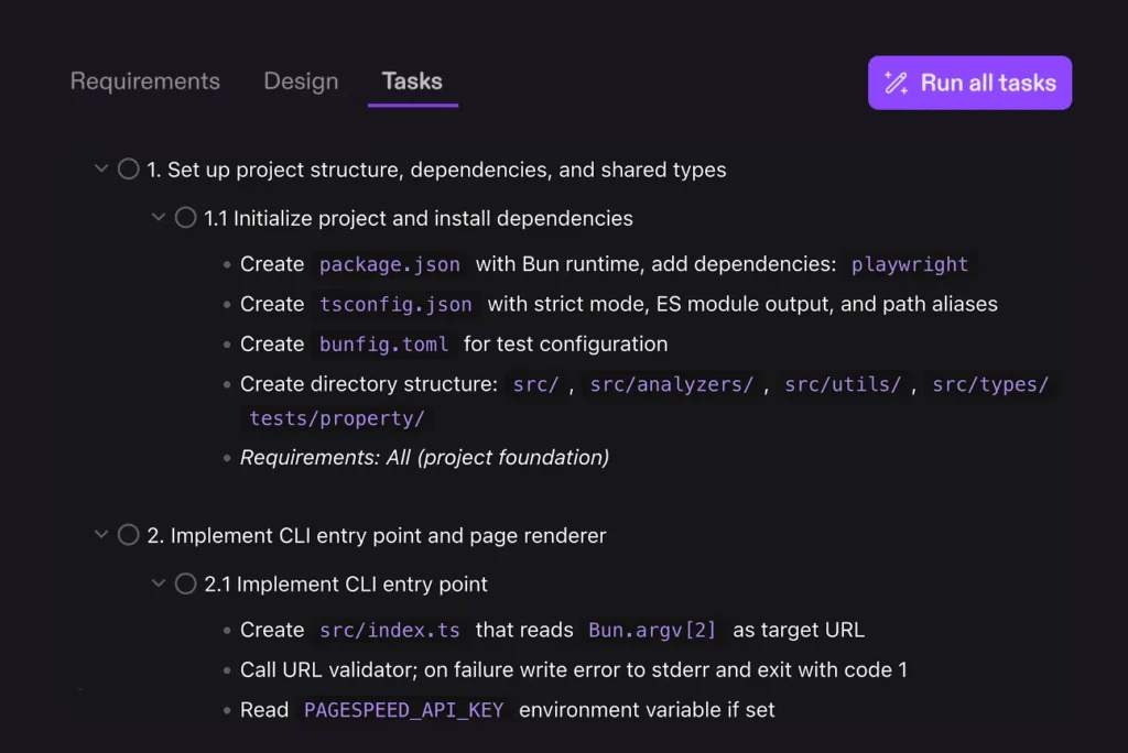 Kiro Spec-Driven Development Workflow