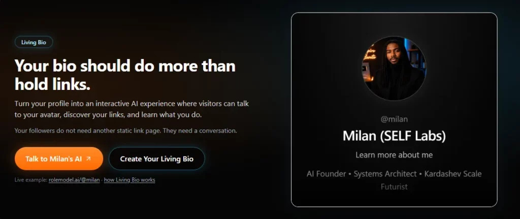 Living Bio RoleModel.AI