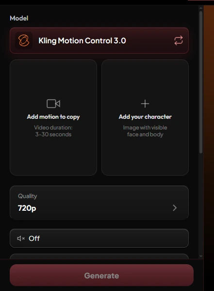 Motion Control Picturesque