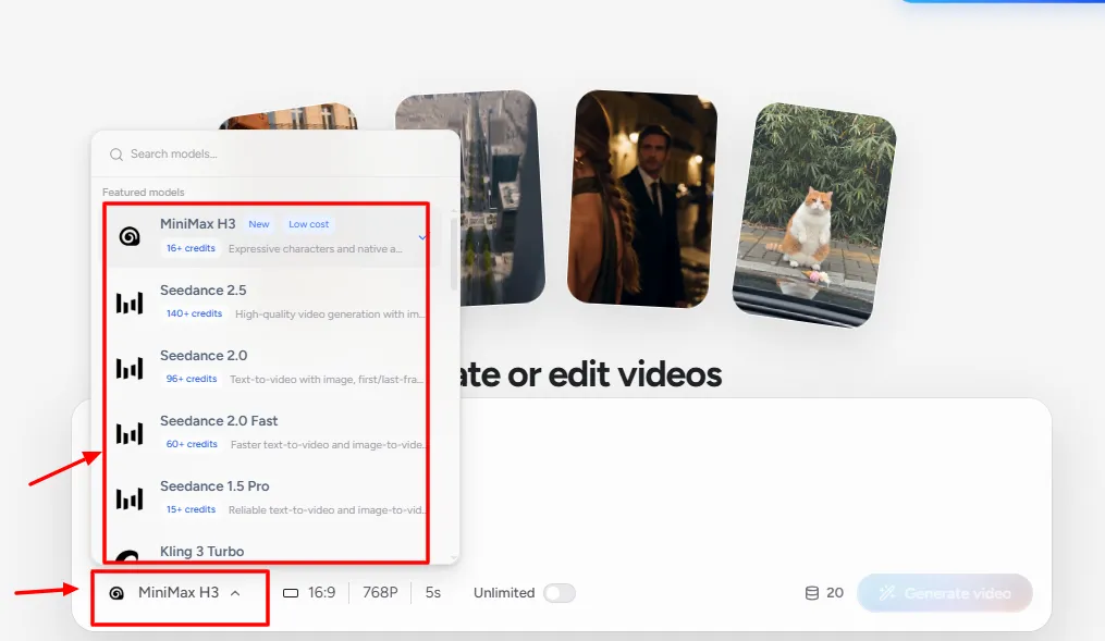 Multi Model Video Generation Fetra AI