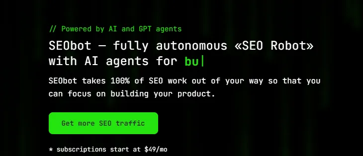 SEO Bot Autonomous AI Content Generation