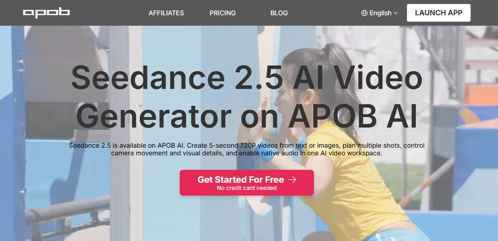 Seedance 2.5 video Generation Model APOB AI