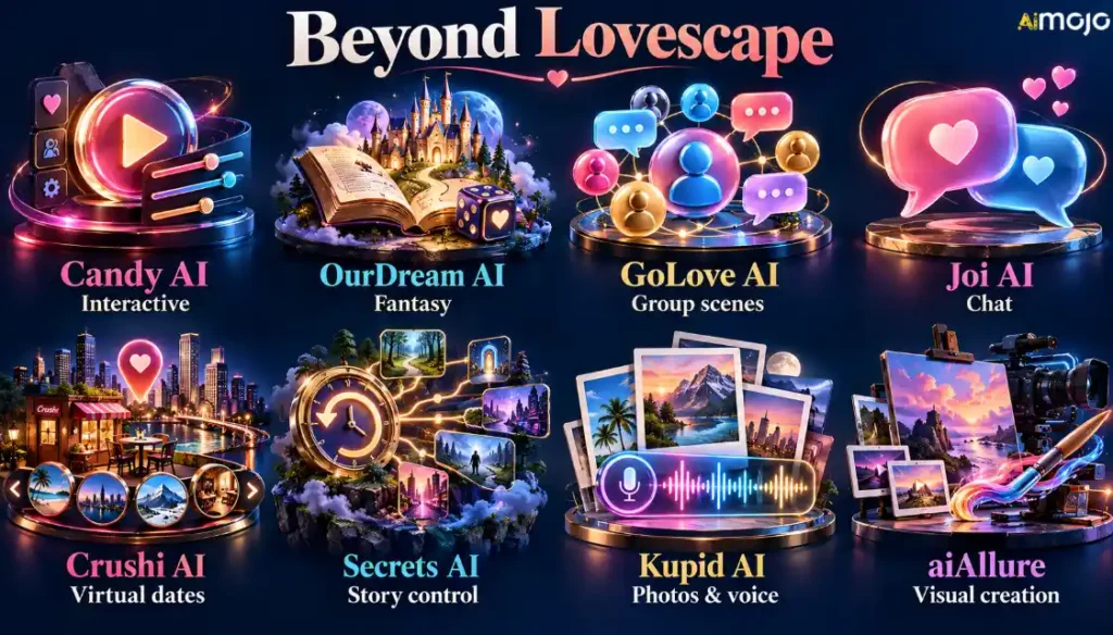 AI Lovescape以上の機能を備えたガールフレンドアプリ
