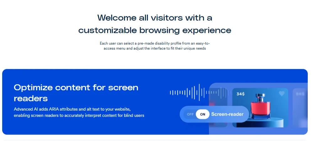 Accessibe Browsing Profiles