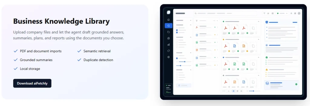 Aifetchly Knowledge Library